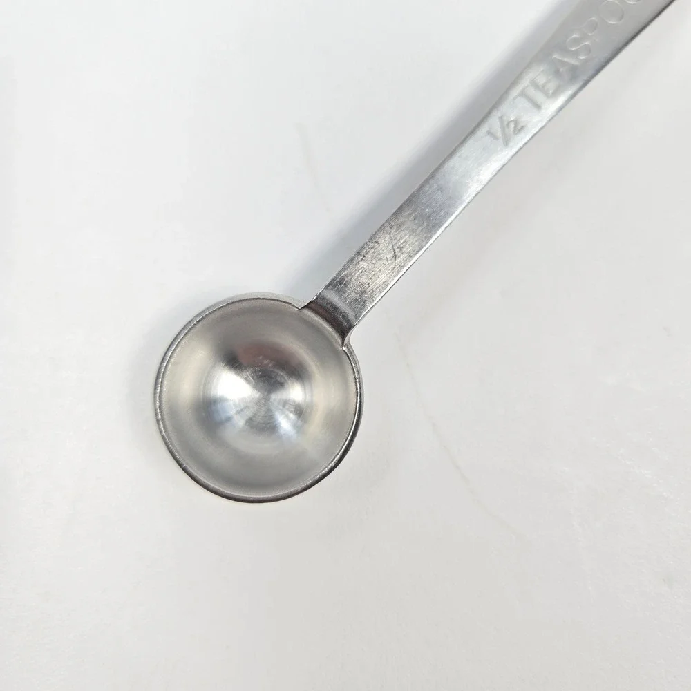 AMCO 1/2 Teaspoon Measuring Spoon‎ 18/8 Stainless Steel Rustproof Silver